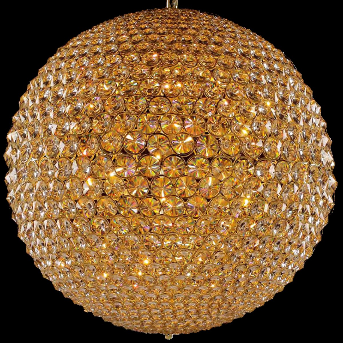 Люстра Illuminati Corso MD103204-9A gold/amber