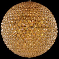 Люстра Illuminati Corso MD103204-9A gold/amber