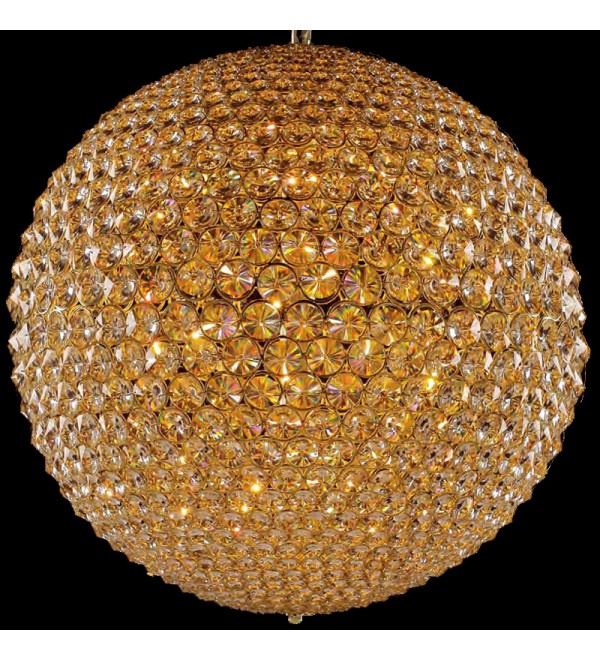 Люстра Illuminati Corso MD103204-9A gold/amber