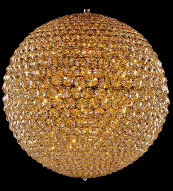 Люстра Illuminati Corso MD103204-9A gold/amber