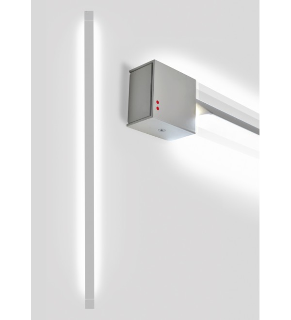 Настенный светильник Fabbian Pivot F39 Light grey 3000 (светло-серый, серый, арт. F39G2575)