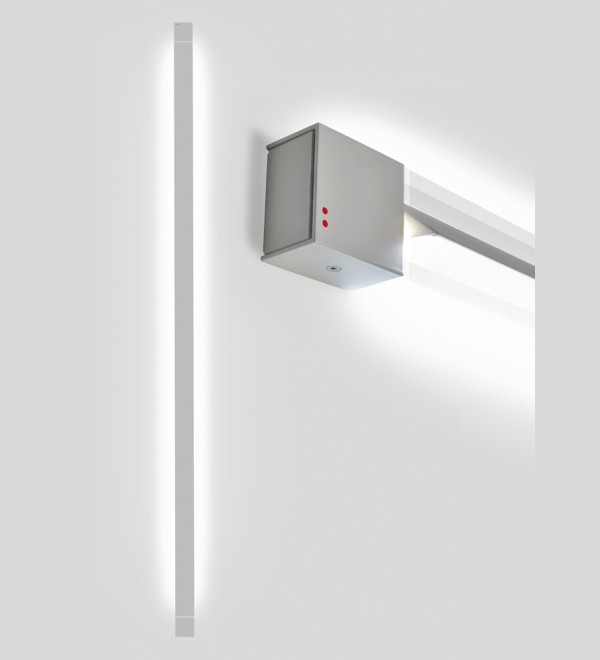 Настенный светильник Fabbian Pivot F39 Light grey 3000 (светло-серый, серый, арт. F39G2575)