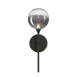 Настенный светильник Delight Collection MD23001045 MB23001045H-1B black/smoky