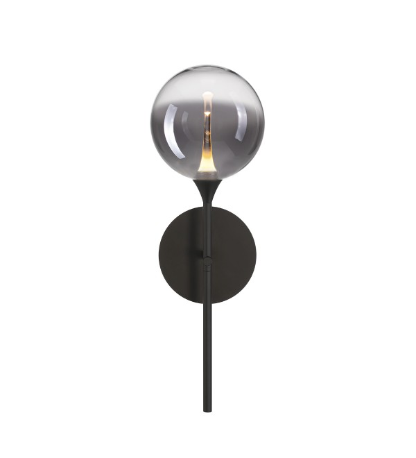 Настенный светильник Delight Collection MD23001045 MB23001045H-1B black/smoky