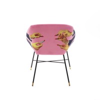 Обеденный стул Seletti Toiletpaper Furniture Lipsticks Pink