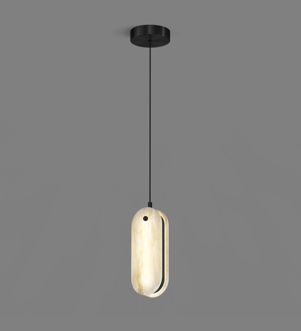 Подвесной светильник Delight Collection MD26030031-1A Matt black / Spanish Alabaster