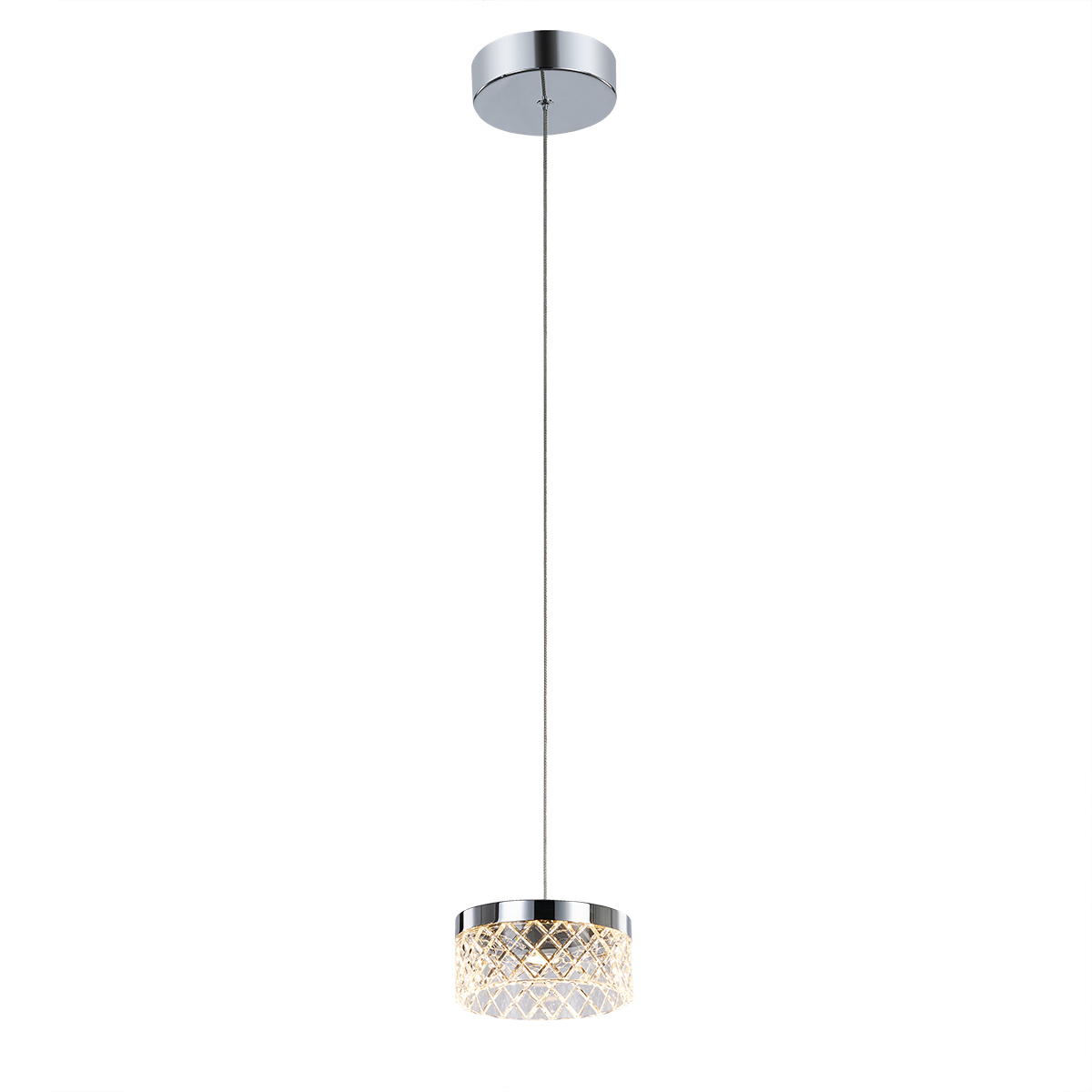 Подвесной светильник Delight Collection Diamond cut MD21020075-1A chrome