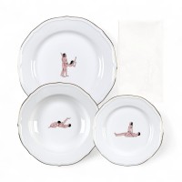 Тарелка Seletti Seikantai5271 ELONGATED Set of 3