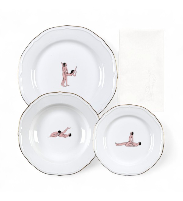 Тарелка Seletti Seikantai5271 ELONGATED Set of 3