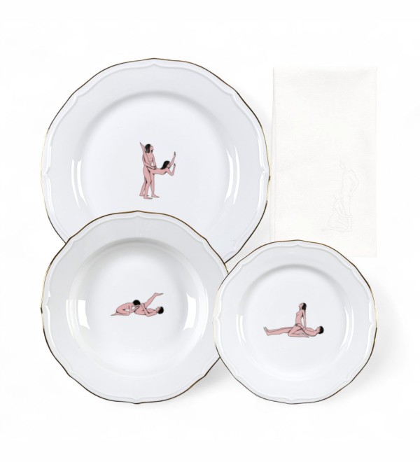 Тарелка Seletti Seikantai5271 ELONGATED Set of 3