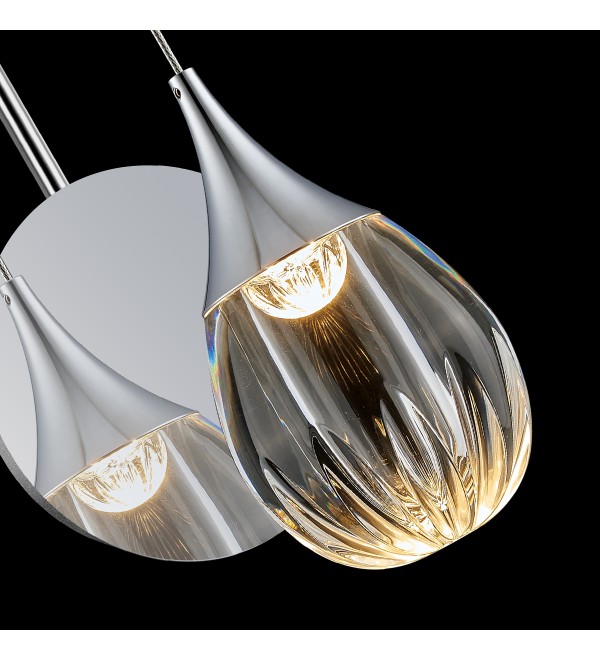 Настенный светильник Delight Collection Stilla MB24001004-1A chrome/clear