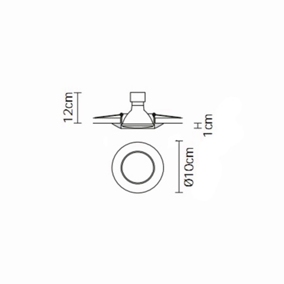 Встраиваемый светильник Fabbian Venere D55F3411
