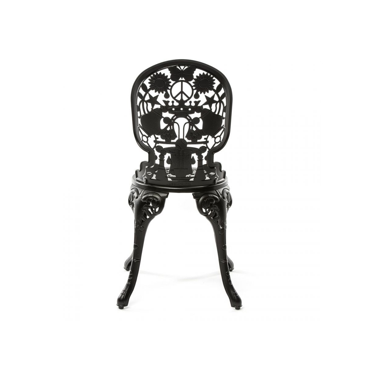 Стул Seletti Industry Collection Aluminium Black (черный, арт. 18686 NER)