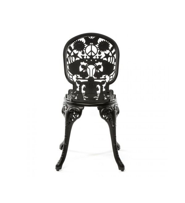 Стул Seletti Industry Collection Aluminium Black (черный, арт. 18686 NER)