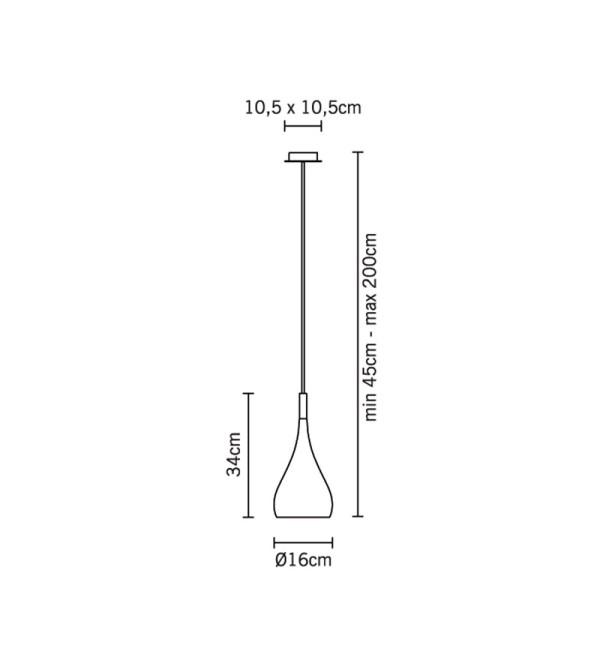 Подвесной светильник Fabbian Bijou D75A0502