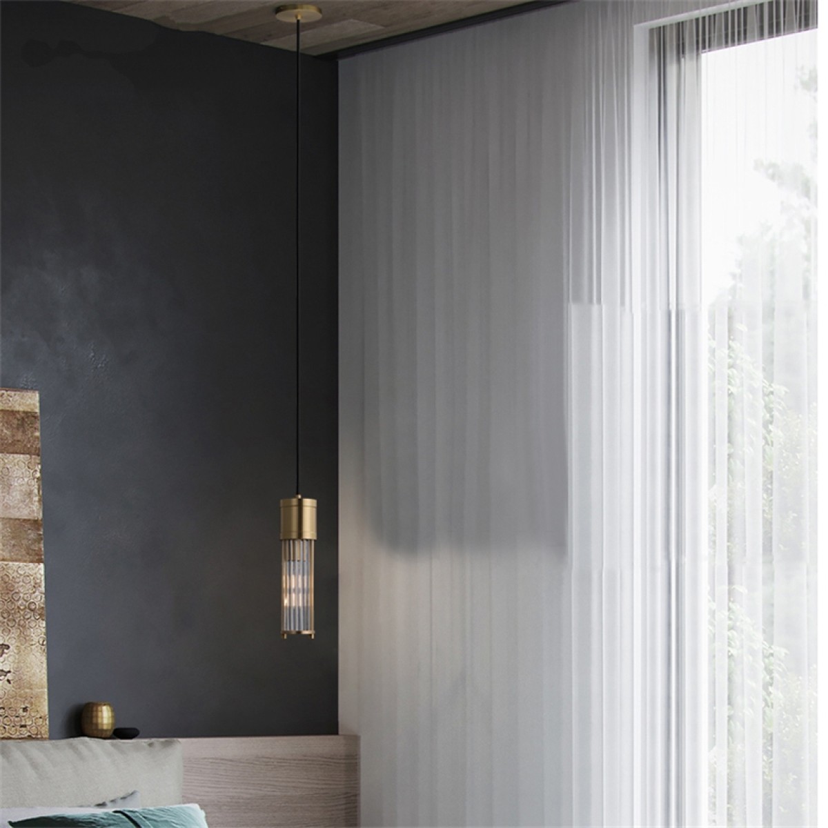 Подвесной светильник Delight Collection Claridges bronze