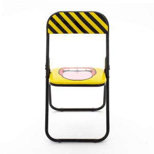 Складной стул Seletti Blow Folding Chair Tongue
