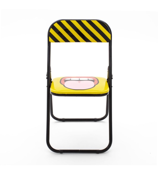 Складной стул Seletti Blow Folding Chair Tongue