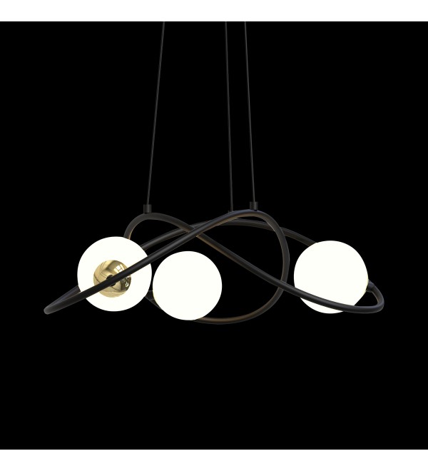 Люстра Delight Collection P0691-3A black
