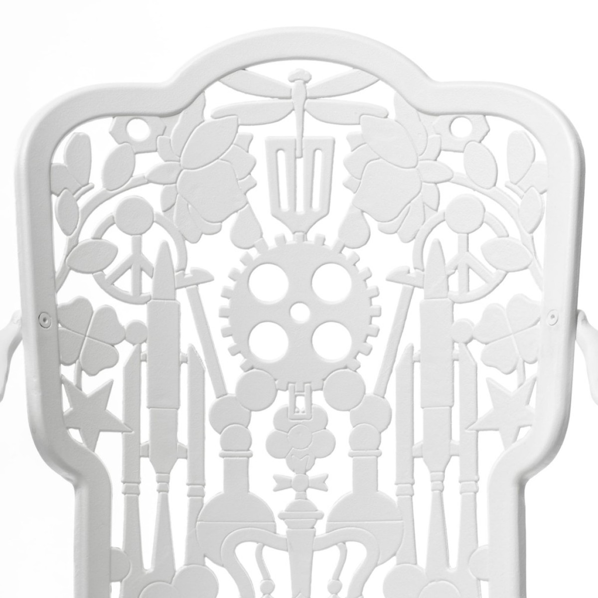 Стул Seletti Industry Collection Aluminium White (белый)