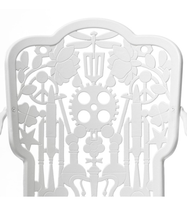 Стул Seletti Industry Collection Aluminium White (белый)