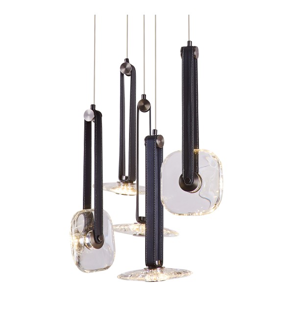 Подвесной светильник Delight Collection OD2553-5 black/clear