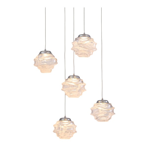 Подвесной светильник Delight Collection MD25030003-5A chrome/clear