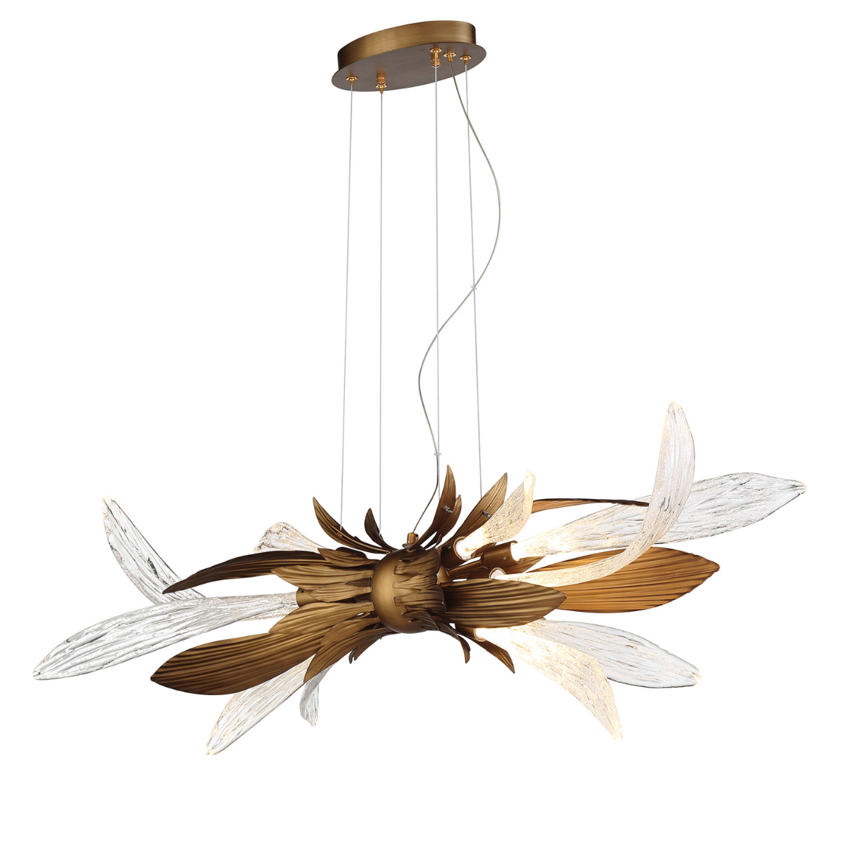 Люстра Delight Collection RP168416-11 bronze/clear