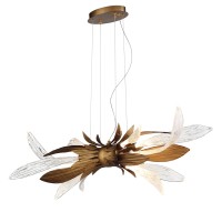 Люстра Delight Collection RP168416-11 bronze/clear