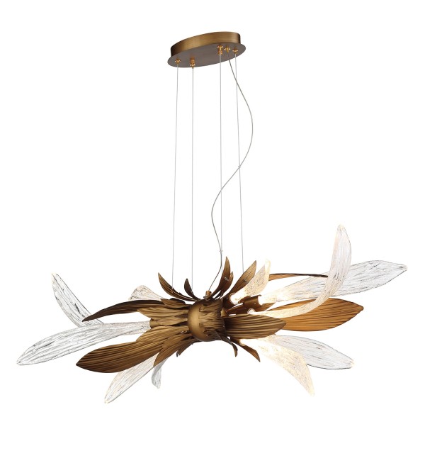 Люстра Delight Collection RP168416-11 bronze/clear