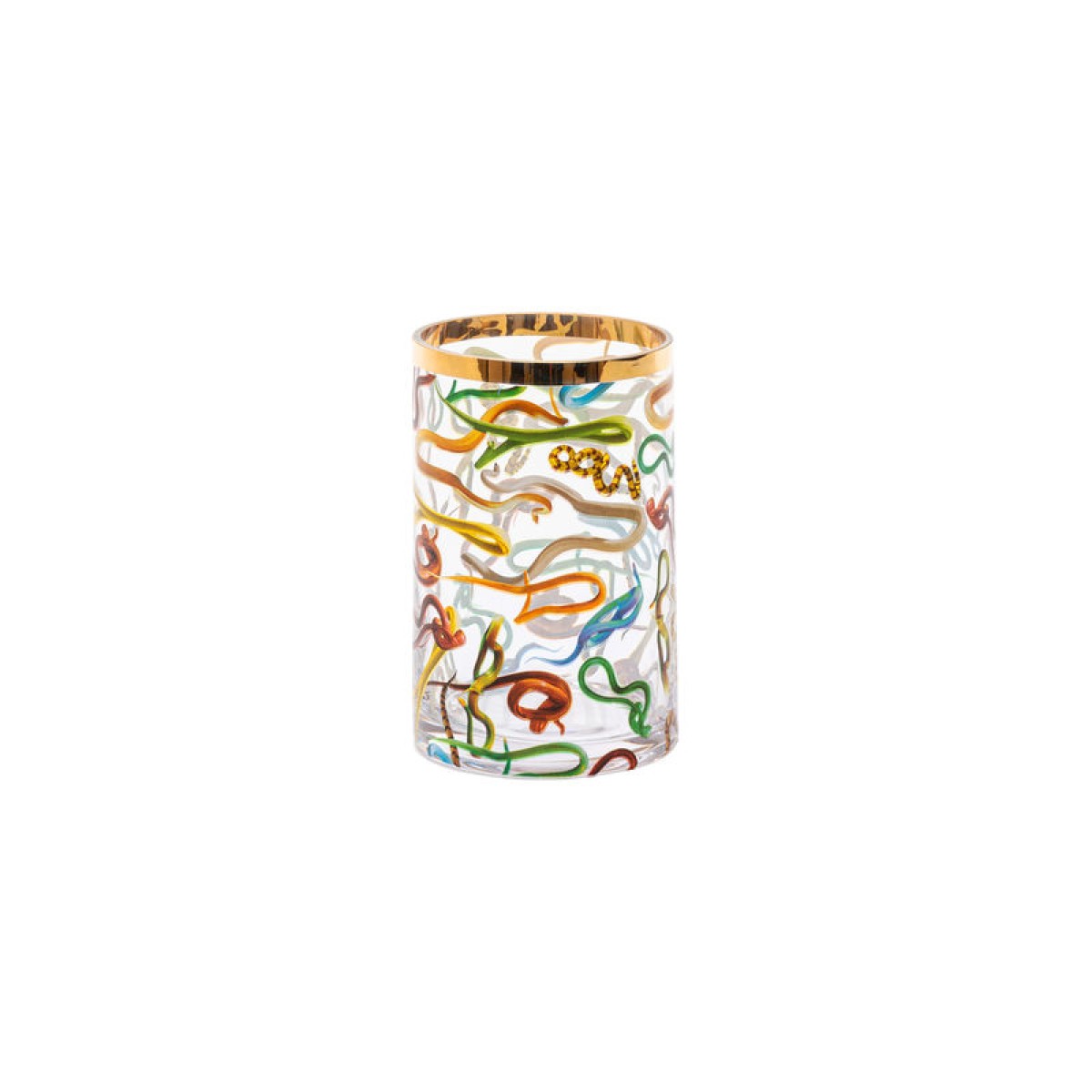 Ваза Seletti Toiletpaper Glass Vase Snakes Small (прозрачный, арт. 14161)