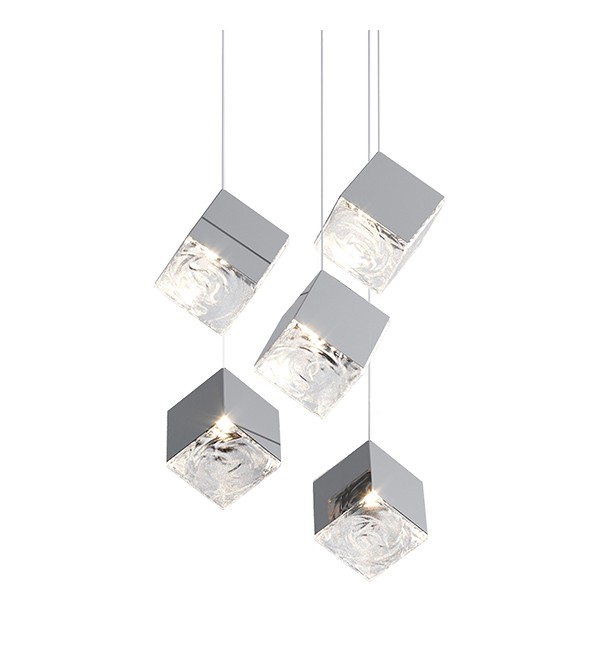 Подвесной светильник Delight Collection Pyrite 10301P/5 silver