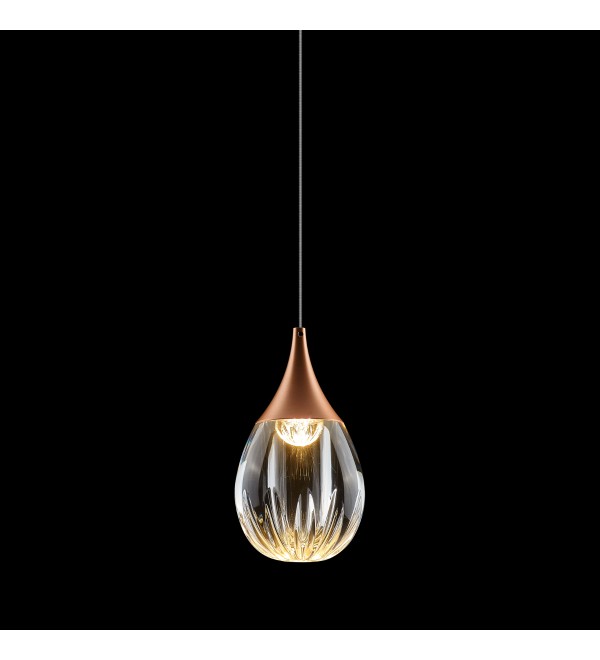 Подвесной светильник Delight Collection Stilla MD24001004-1A copper/clear