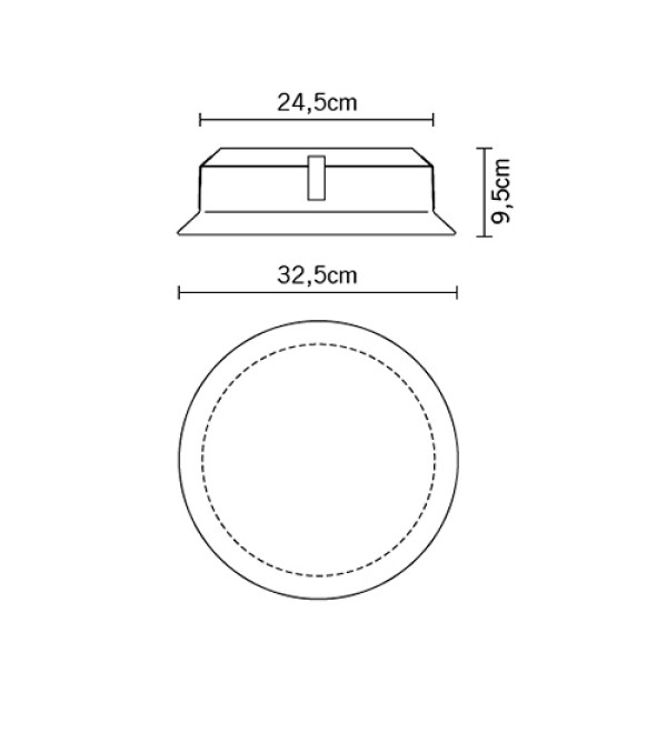 Настенный/Потолочный светильник Fabbian Luna D58G0200