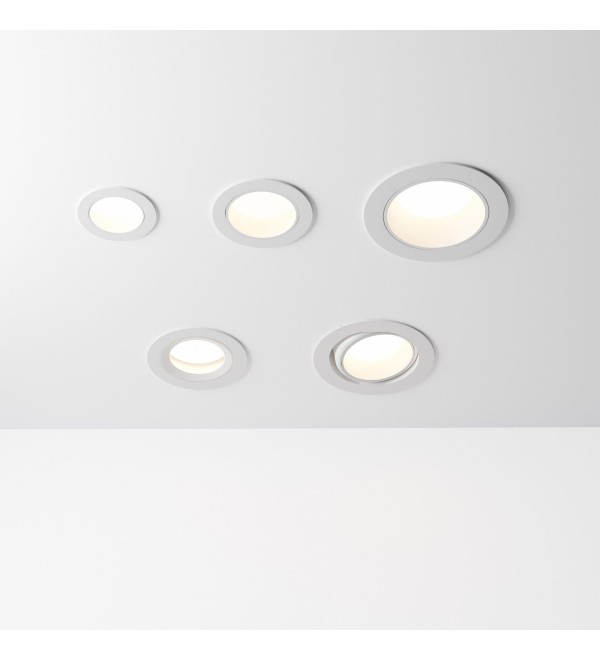 Светильник встраиваемый Ideal Lux Quark FI 9.0W 3000K LED Черный 322889