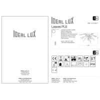 Люстра подвесная Ideal Lux Leaves SP8 Белый G9 111957