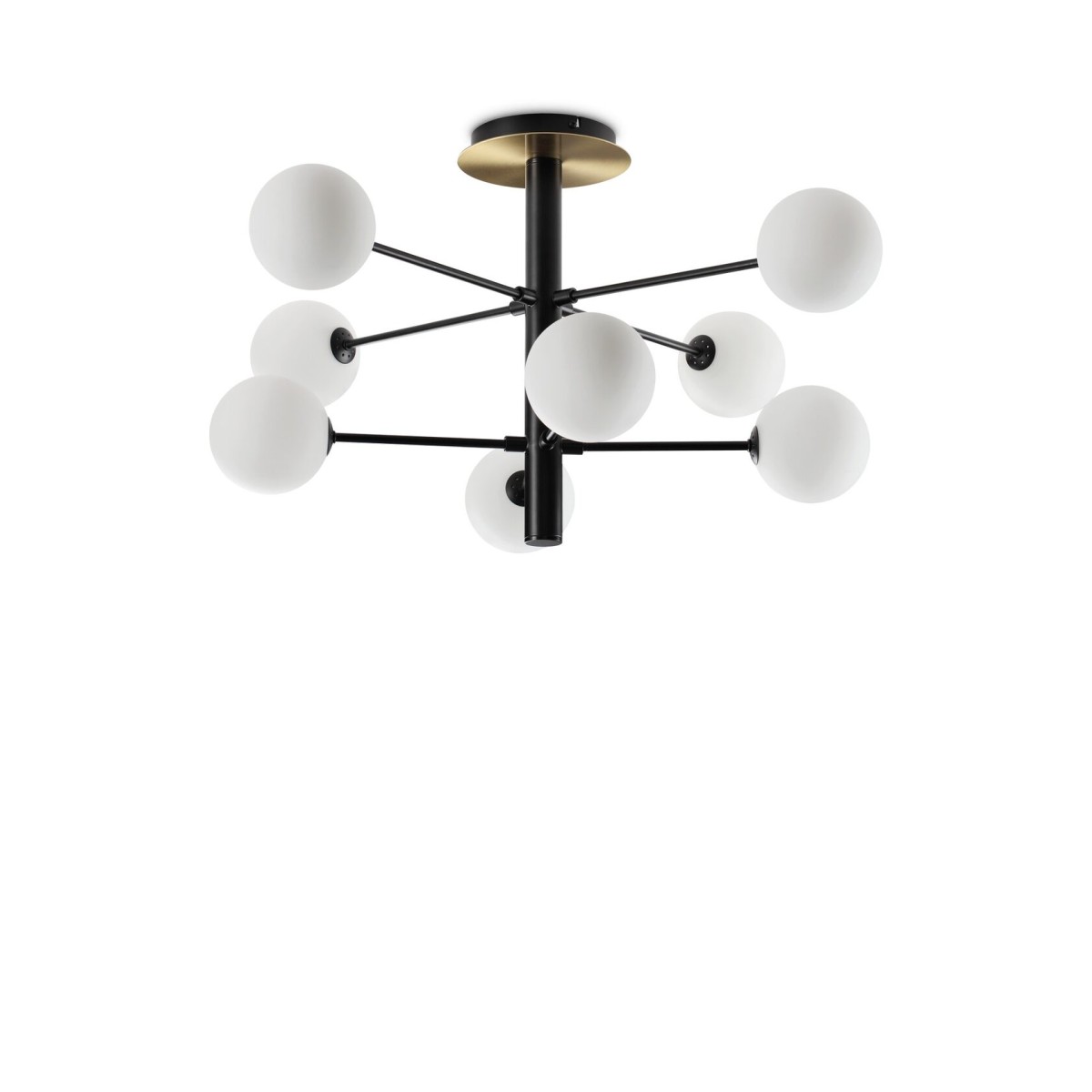 Люстра потолочная Ideal Lux Cosmopolitan PL8 Черный G9 328485
