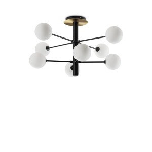 Люстра потолочная Ideal Lux Cosmopolitan PL8 Черный G9 328485