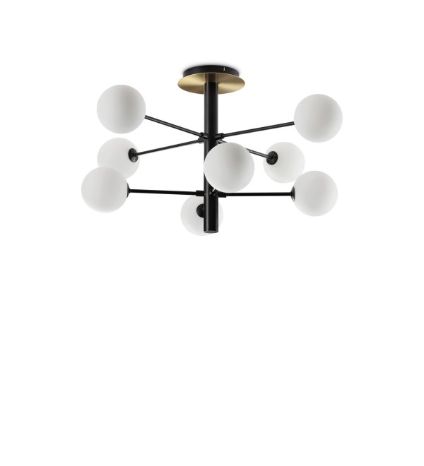 Люстра потолочная Ideal Lux Cosmopolitan PL8 Черный G9 328485
