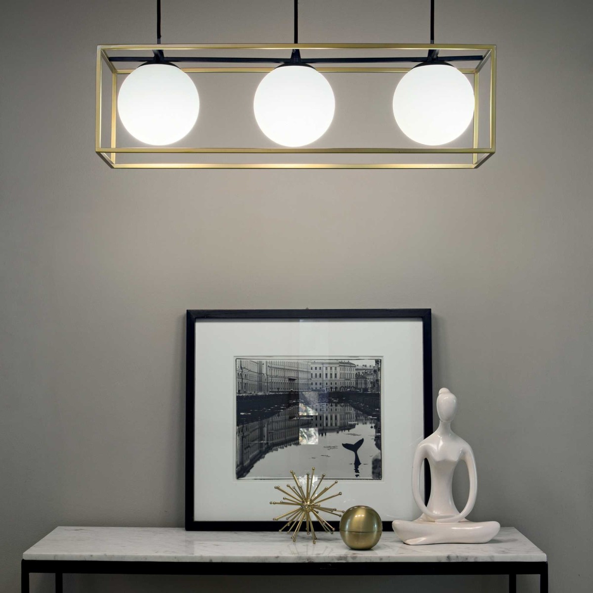 Светильник потолочный Ideal Lux Lingotto PL1 Латунь E14 198132