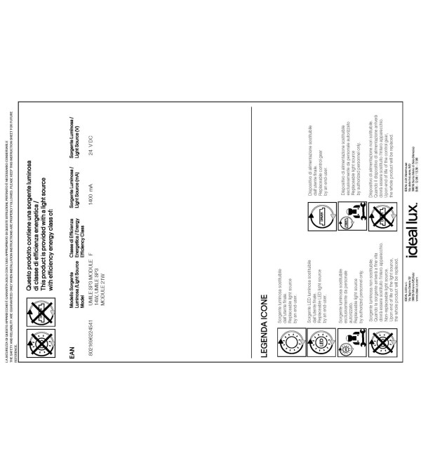 Люстра подвесная Ideal Lux Umile SP3 Золотистый 3000К LED 224541