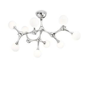 Люстра потолочная Ideal Lux Nodi PL9 Белый G9 133393