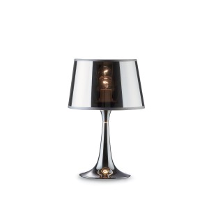 Лампа настольная Ideal Lux London TL1 Small Хром E27 032368