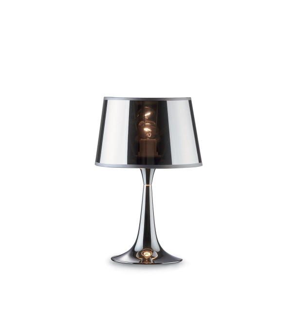 Лампа настольная Ideal Lux London TL1 Small Хром E27 032368