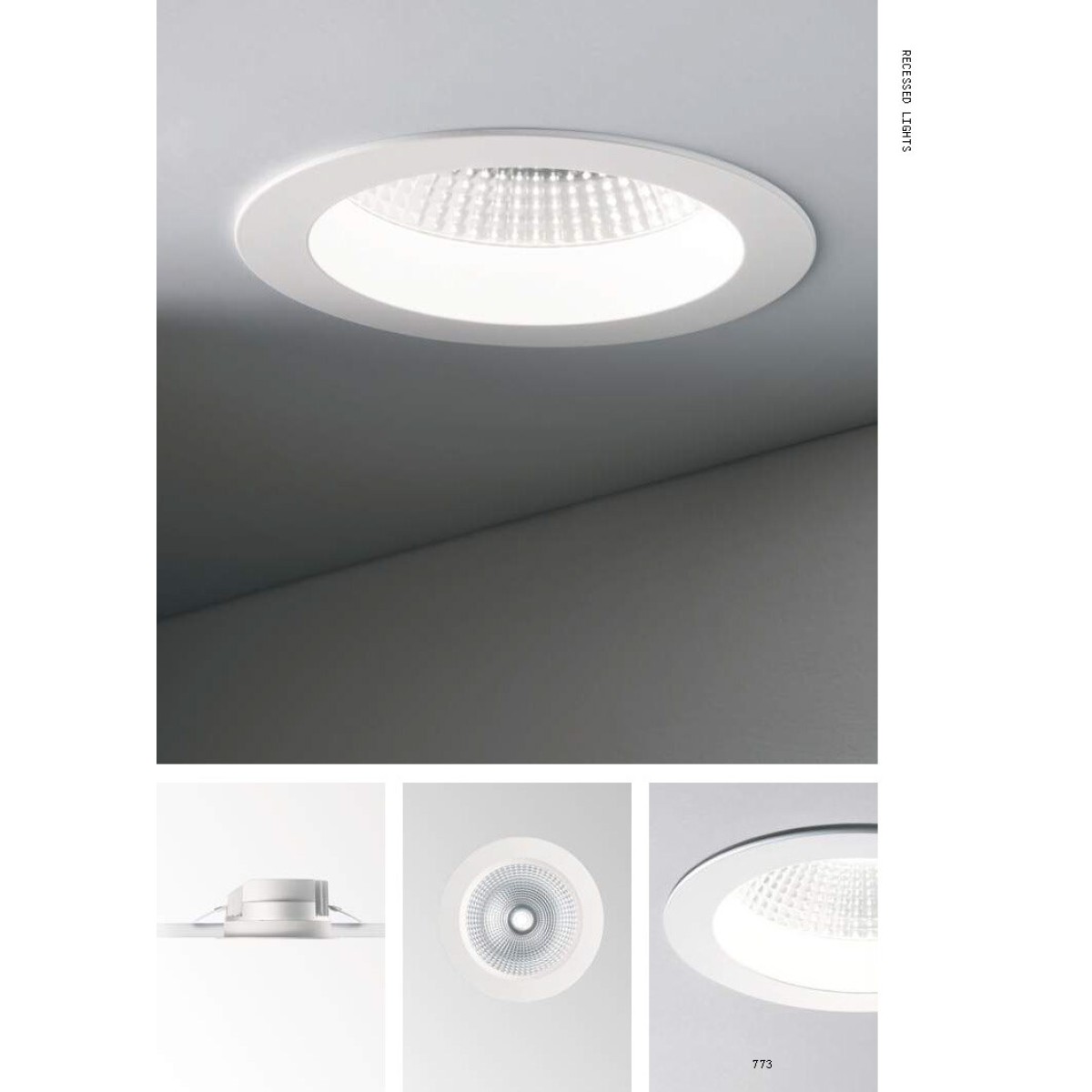Светильник встраиваемый Ideal Lux Basic FI Wide 15W 3000K Белый LED 193526