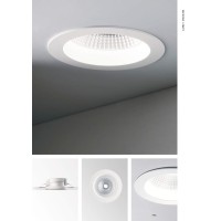 Светильник встраиваемый Ideal Lux Basic FI Wide 15W 3000K Белый LED 193526