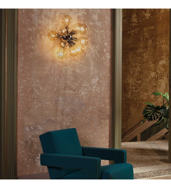 Люстра потолочная Ideal Lux Dea PL10 D55 Хром E27 074740