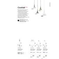 Светильник подвесной Ideal Lux Cocktail SP1 Small Белый E14 074337