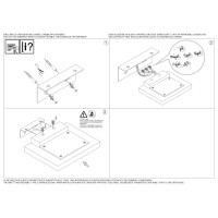 Светильник настенный Ideal Lux Block AP D150 Белый 3000К LED 350554