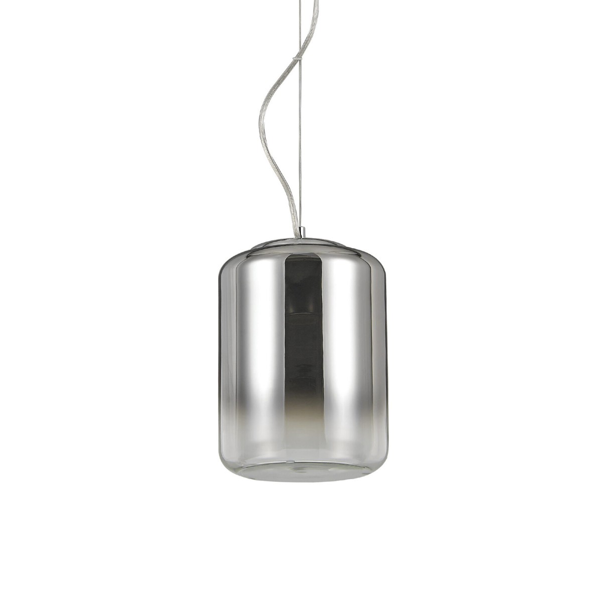 Светильник подвесной Ideal Lux Ken SP1 Small Размытый хром E27 112084